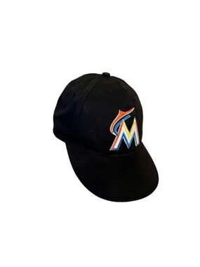 Miami Marlins Embroidered Logo Strap Back hat cap
